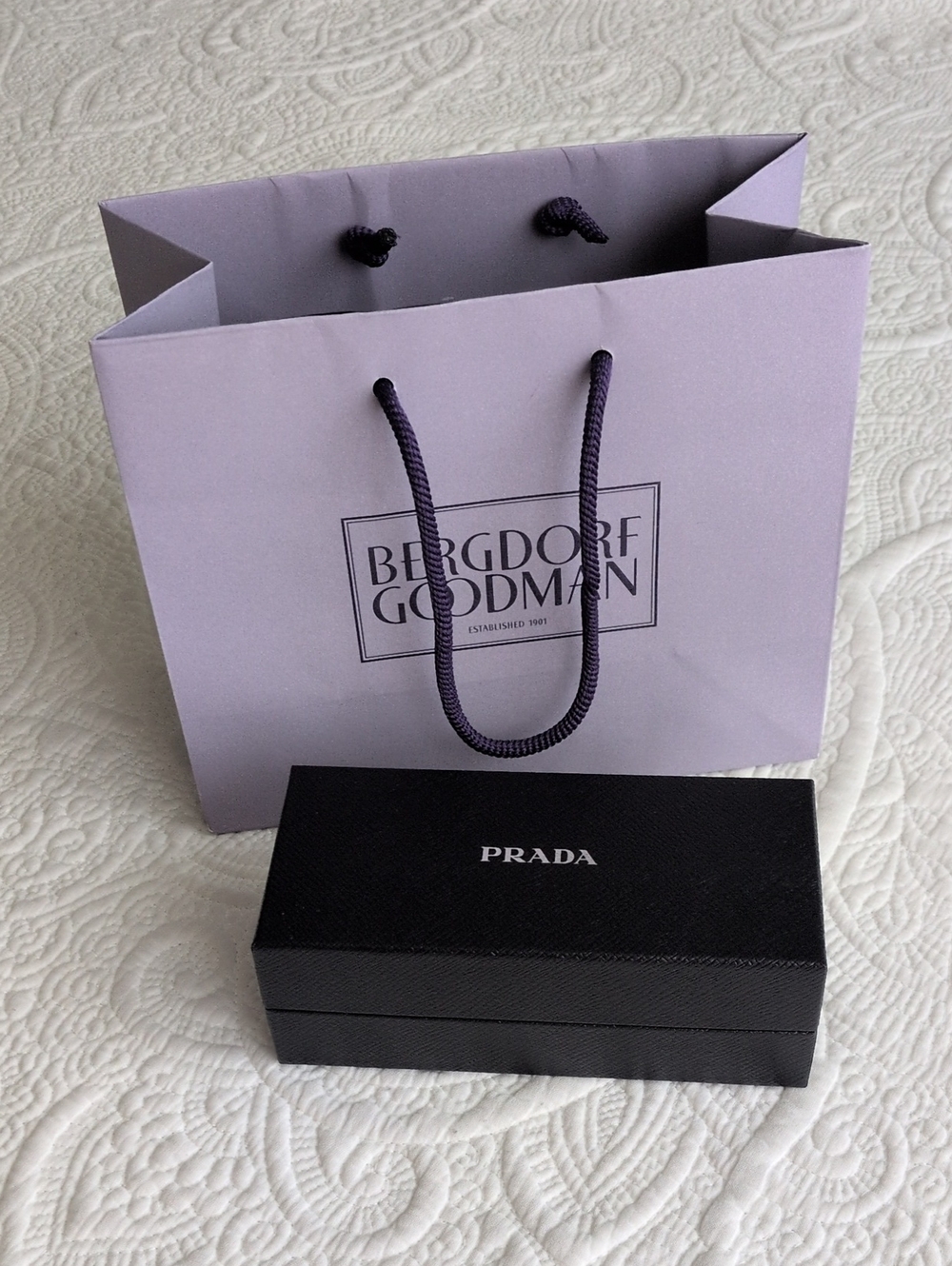 Prada Box + Shopping Bag